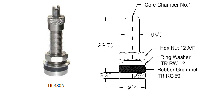 Tubeless Tyre Valves